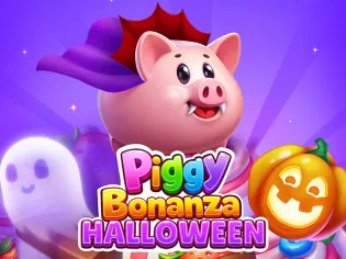Piggy Bonanza Halloween game screenshot